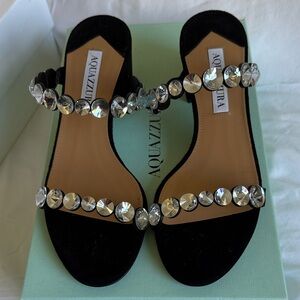 NWB Aquazzura Maxi Tequila sandals 50 inch size 36